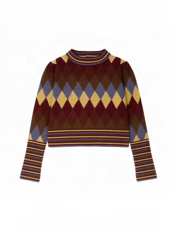 Zara Dame Jumper Sweater UK 10 Small Multicolored