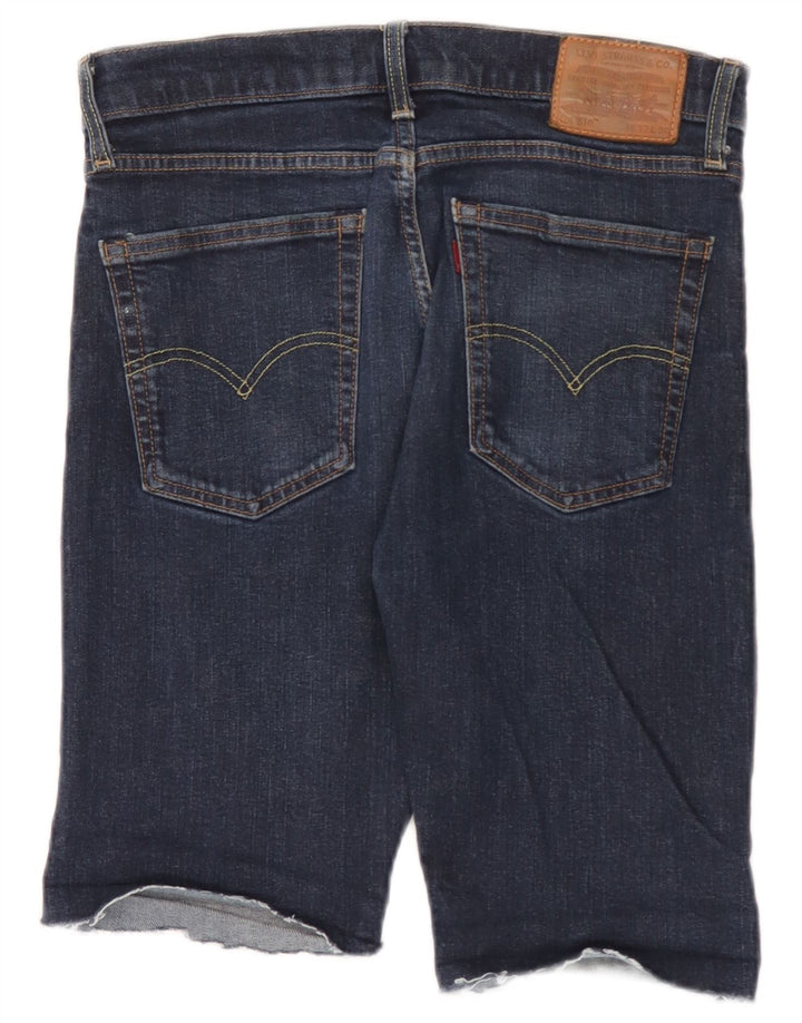 Levi's Herre 510 denimshorts W32 Mellem marineblå bomuld