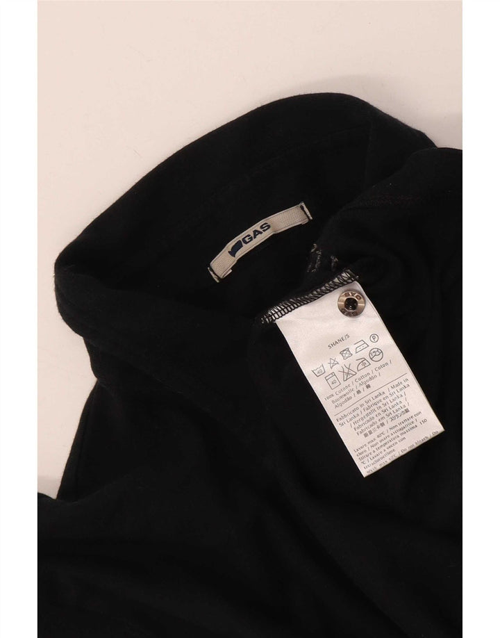 Gas Dame Polo Shirt UK 10 Small Black Bomuld