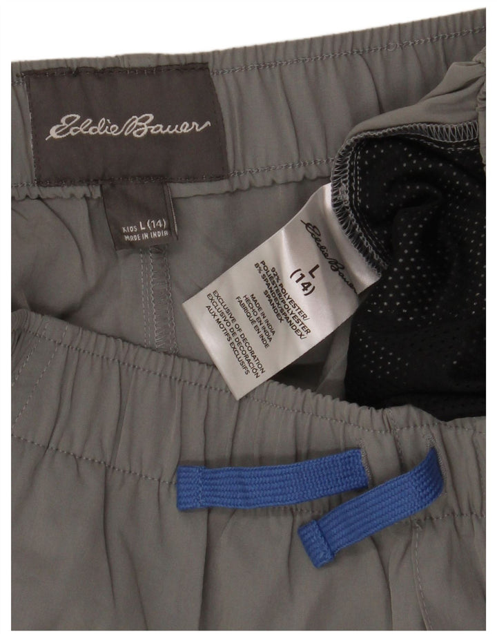 Eddie Bauer Drenge Sportshorts 13-14 År Stor Grå Polyester