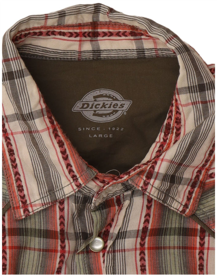Dickies herreskjorte stor flerfarvet ternet