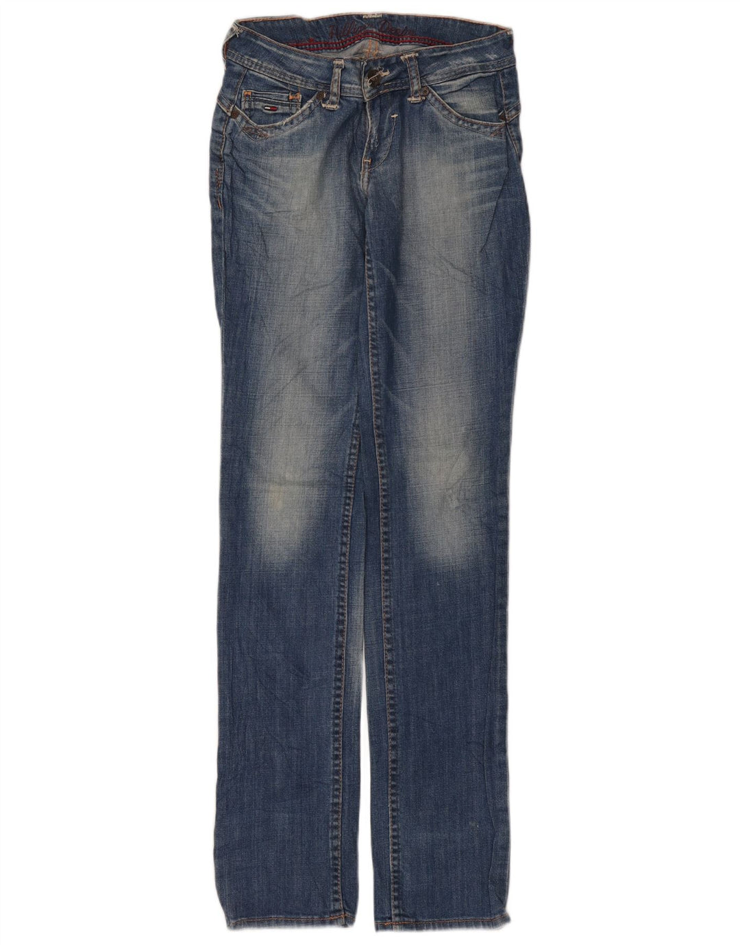 Tommy Hilfiger Womens Straight Jeans W26 L34 Blue Cotton