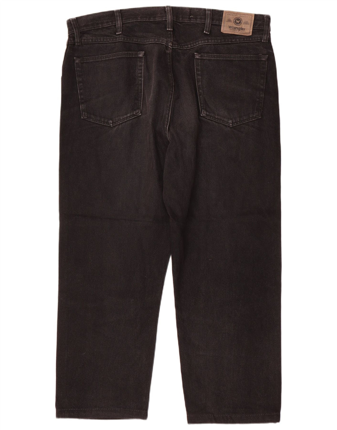 Wrangler Straight Jeans til mænd W38 L26 sort bomuld