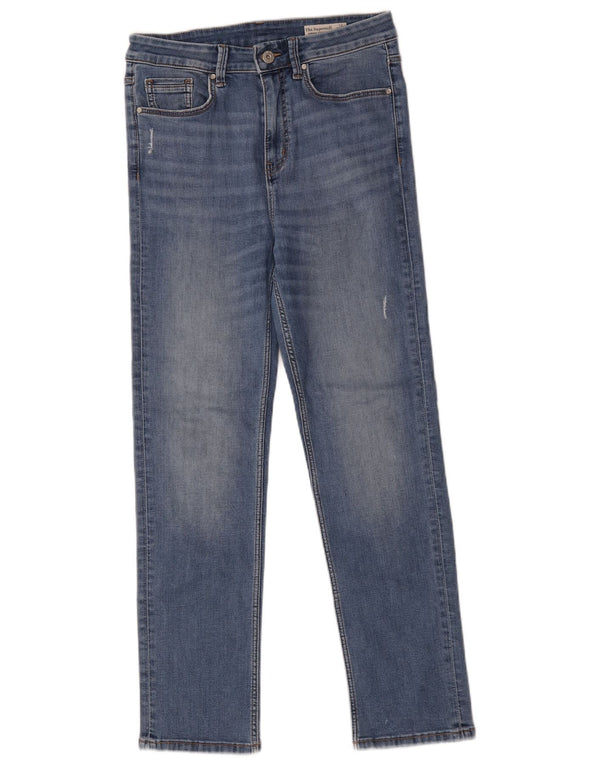 Marks & Spencer Dame Sienna Straight Jeans UK 12 Medium W28 L28 Blue