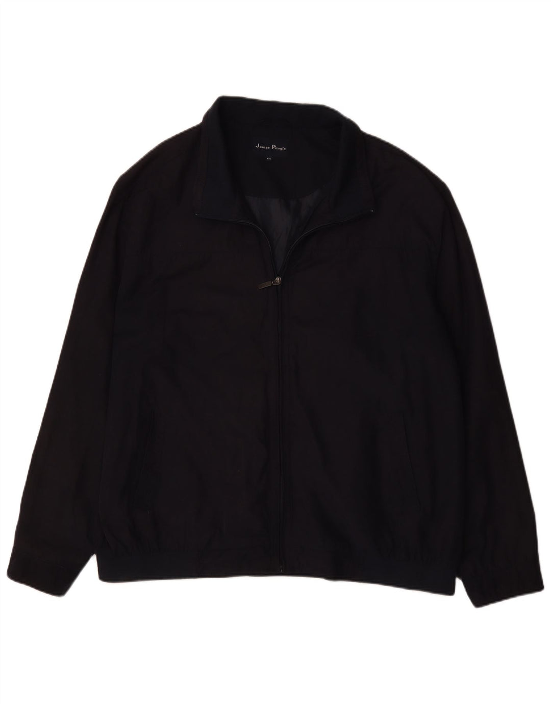 James Pringle Herre Bomber Jacket UK 44 2XL Navy Blue Cotton