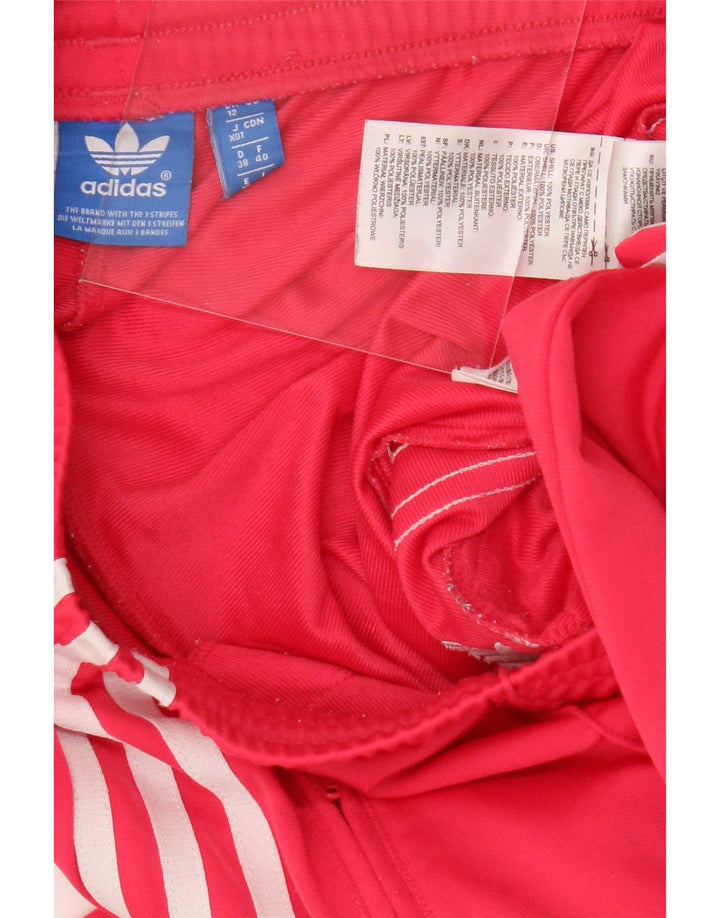 Adidas Træningsdragtsbukser til kvinder UK 12 Medium Pink Polyester