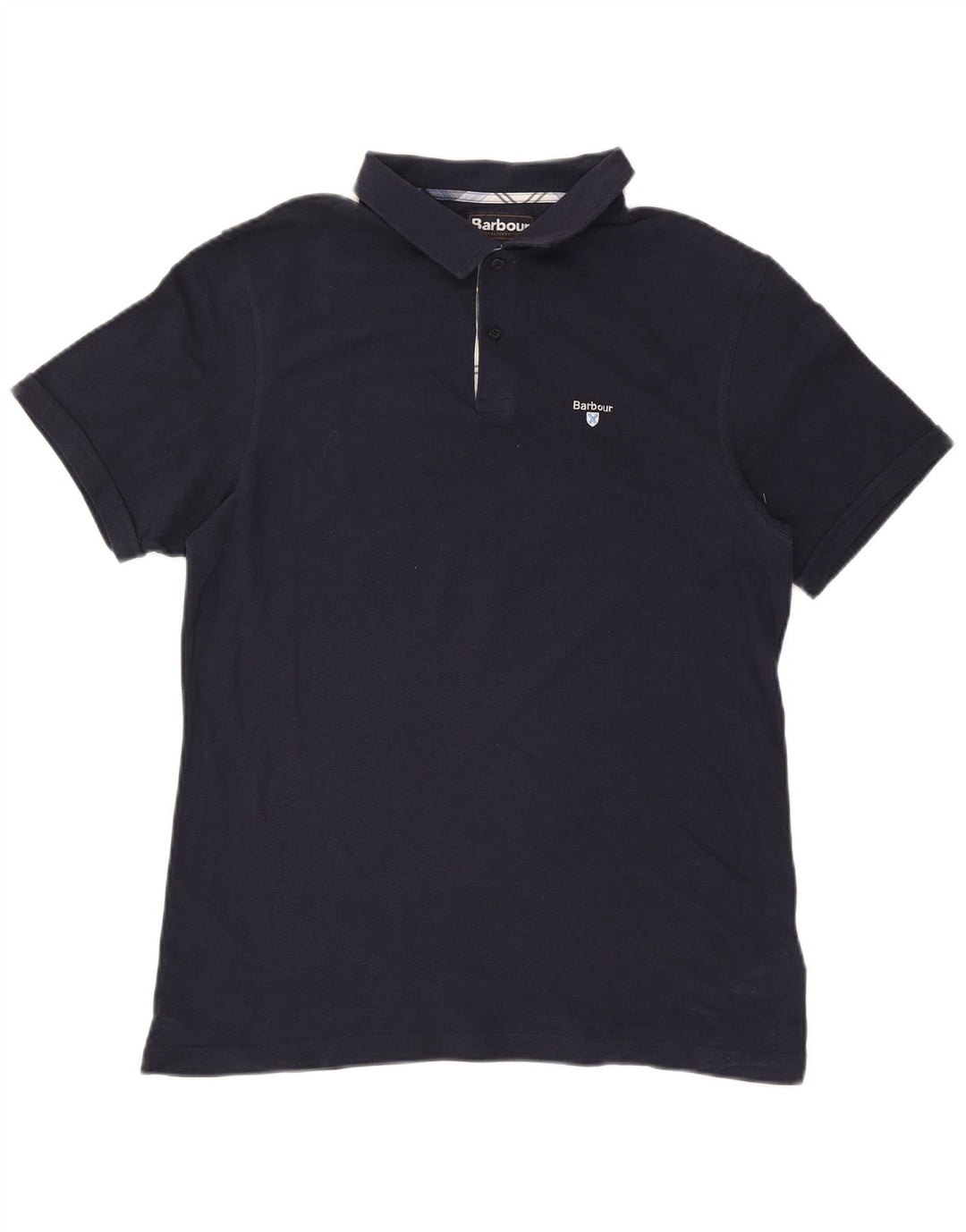 Barbour herre poloshirt XL marineblå bomuld