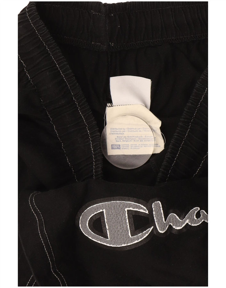 Champion Herre grafiske sportsshorts Medium sort bomuld
