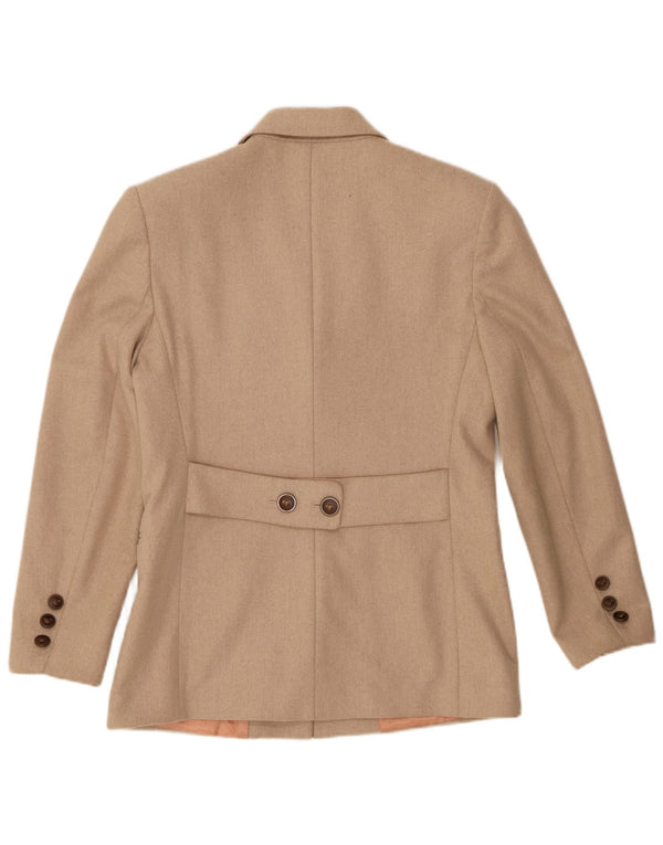 Laura Biagiotti Dame Bear's Bazaar Blazer Jacket IT 42 Medium Beige