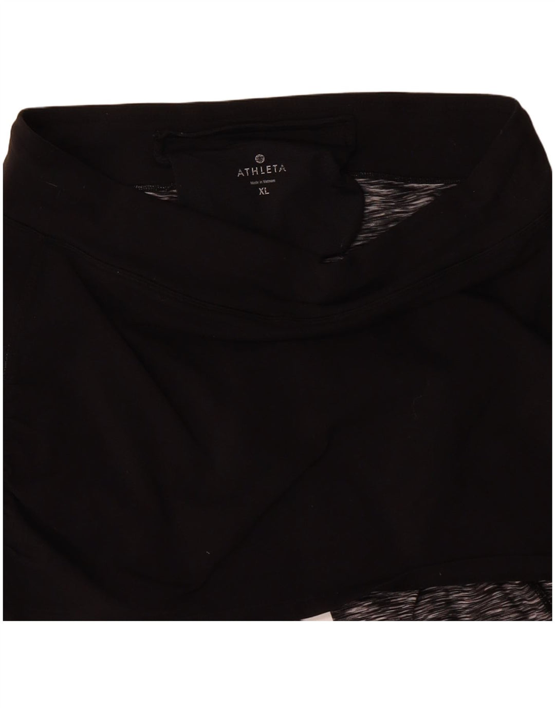 ATHLETA Womens Skort Capri Leggings UK 18 XL Black Colourblock Polyester