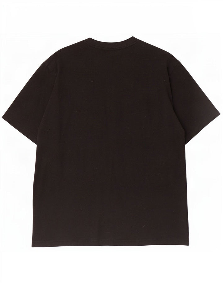 Fila Herre T-Shirt Top Medium Sort Bomuld