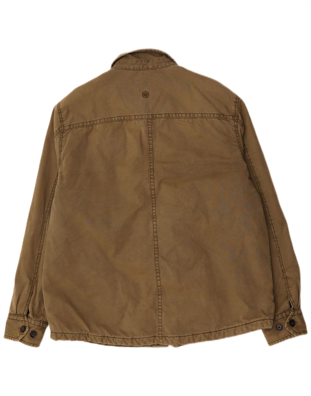 Fat Face Herre Regular Fit Utility Jacket UK 42 XL Brun Bomuld