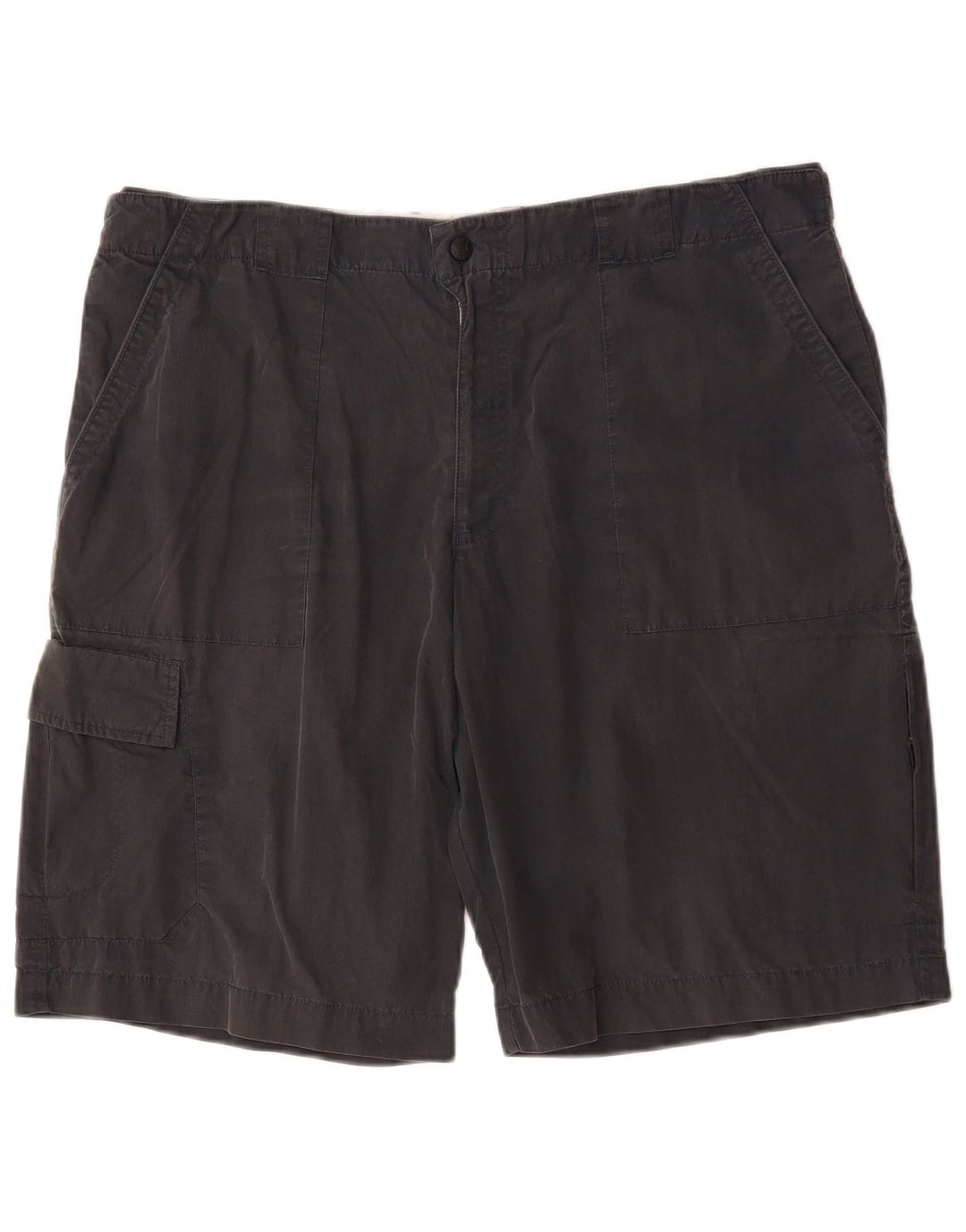 MARKS & SPENCER Herre Cargo Shorts W38 XL Marineblå Bomuld