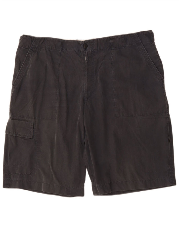 MARKS & SPENCER Herre Cargo Shorts W38 XL Marineblå Bomuld