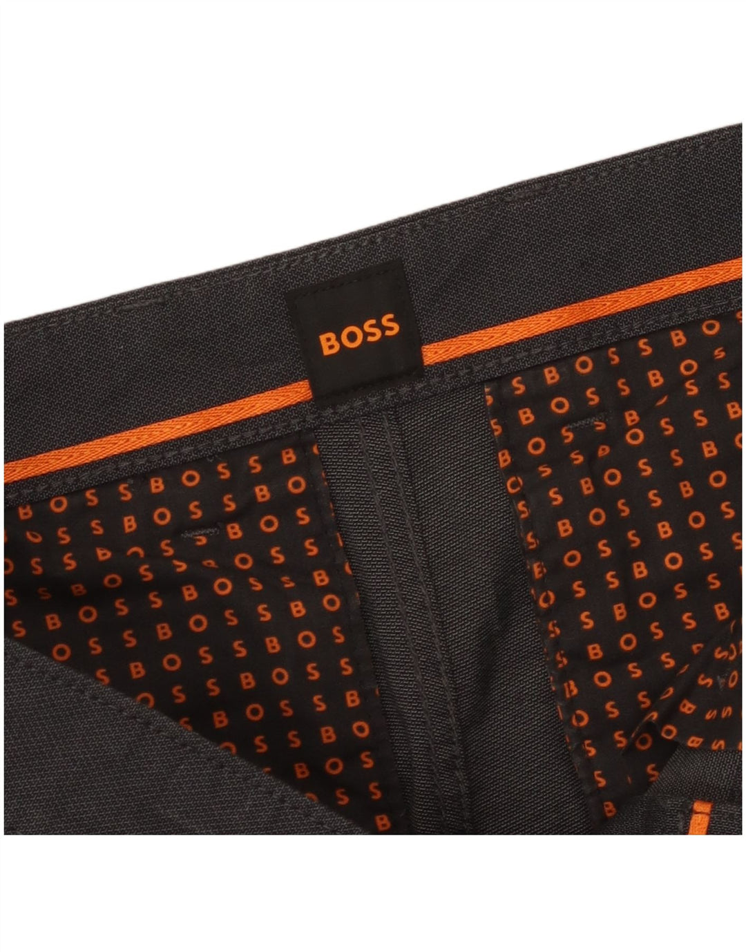 Hugo Boss Straight Chino-bukser til mænd W34 L32 Grå