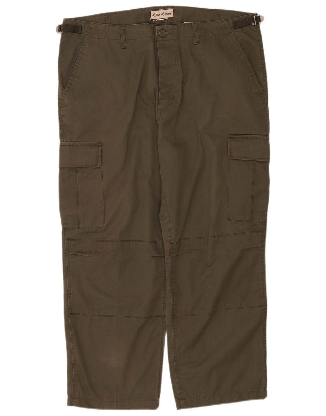 ESSE EMME Straight Cargo bukser til mænd W38 L27 Khaki