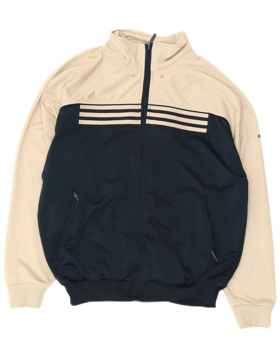 Adidas Grafisk træningsdragt topjakke til mænd UK 40/42 Medium White Colourblock
