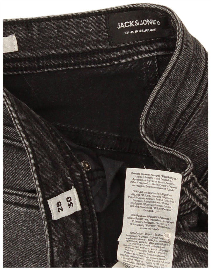 Jack & Jones Herre Slim Jeans W29 L30 Grå Bomuld