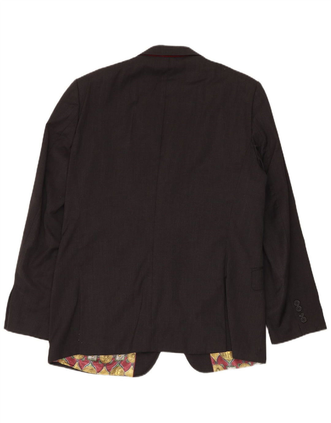 Ted Baker Herre 2 Button Blazer Jacket UK 44 2XL Sort Uld