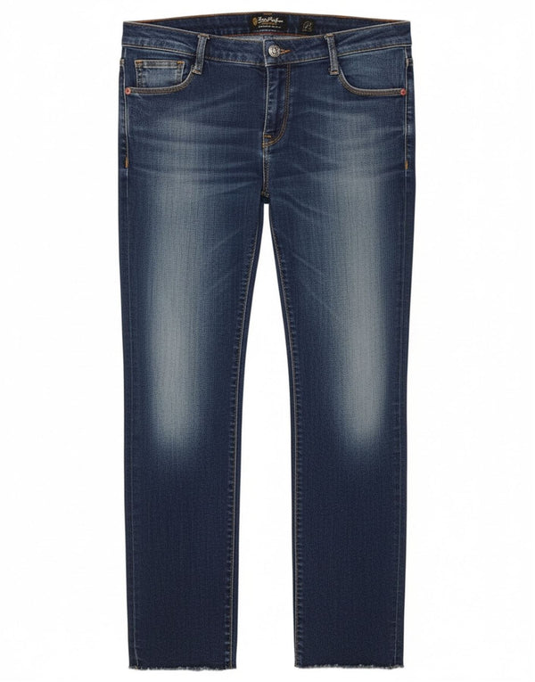 Replay Dame Slim Jeans W32 L27 Blå