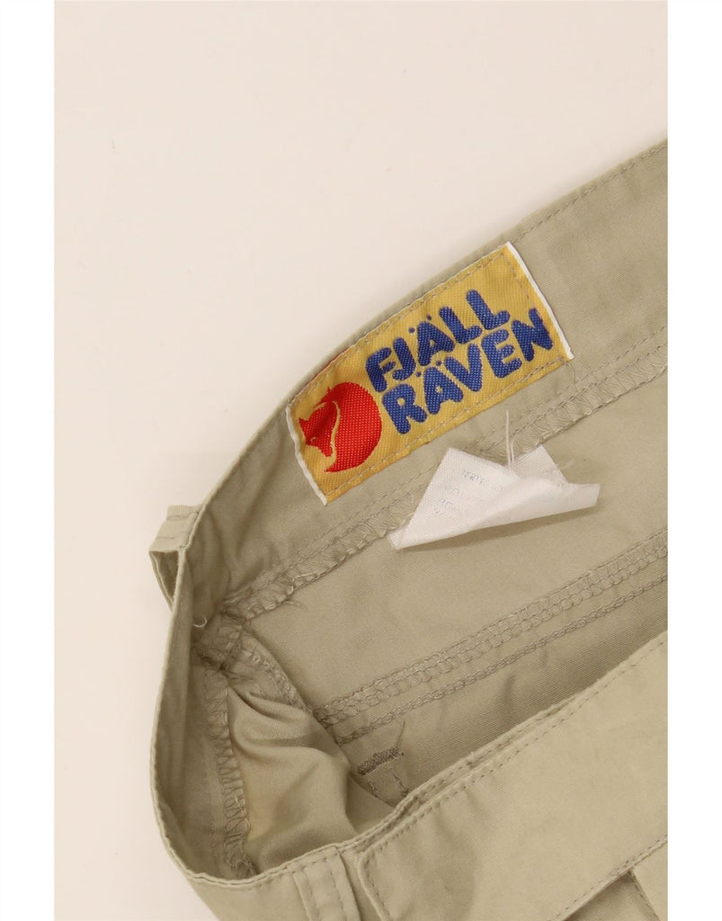 FJALL RAVEN Mens Straight Cargo Trousers W26 L32 Beige Vintage Fjall Raven and Second-Hand Fjall Raven from Messina Hembry 