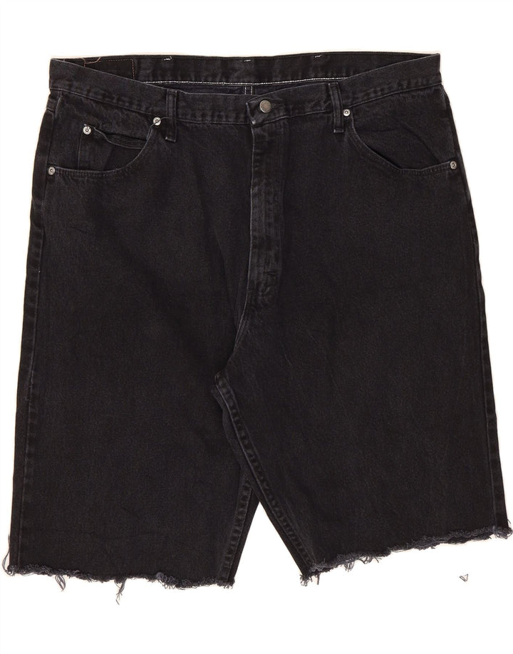 WRANGLER Mens Denim Shorts W42 2XL Black Cotton Vintage Wrangler and Second-Hand Wrangler from Messina Hembry 