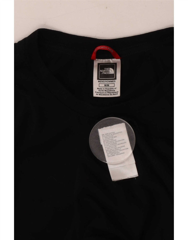 The North Face Herre Grafisk Top Langærmet Medium Sort Bomuld