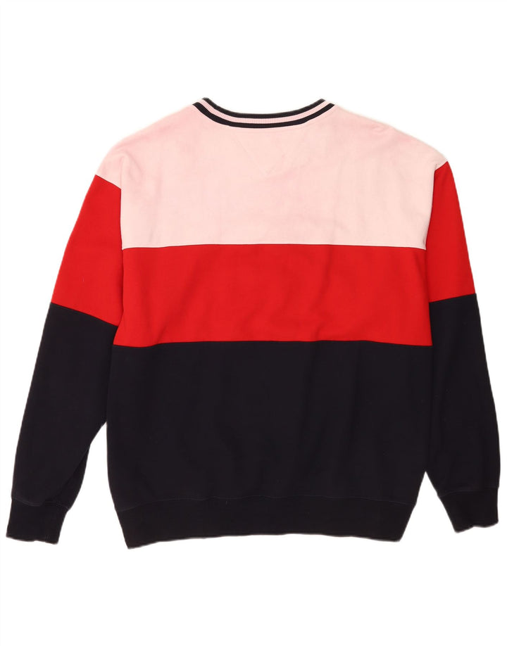 Tommy Hilfiger Sweatshirt-trøje til mænd Large Flerfarvet Colourblock