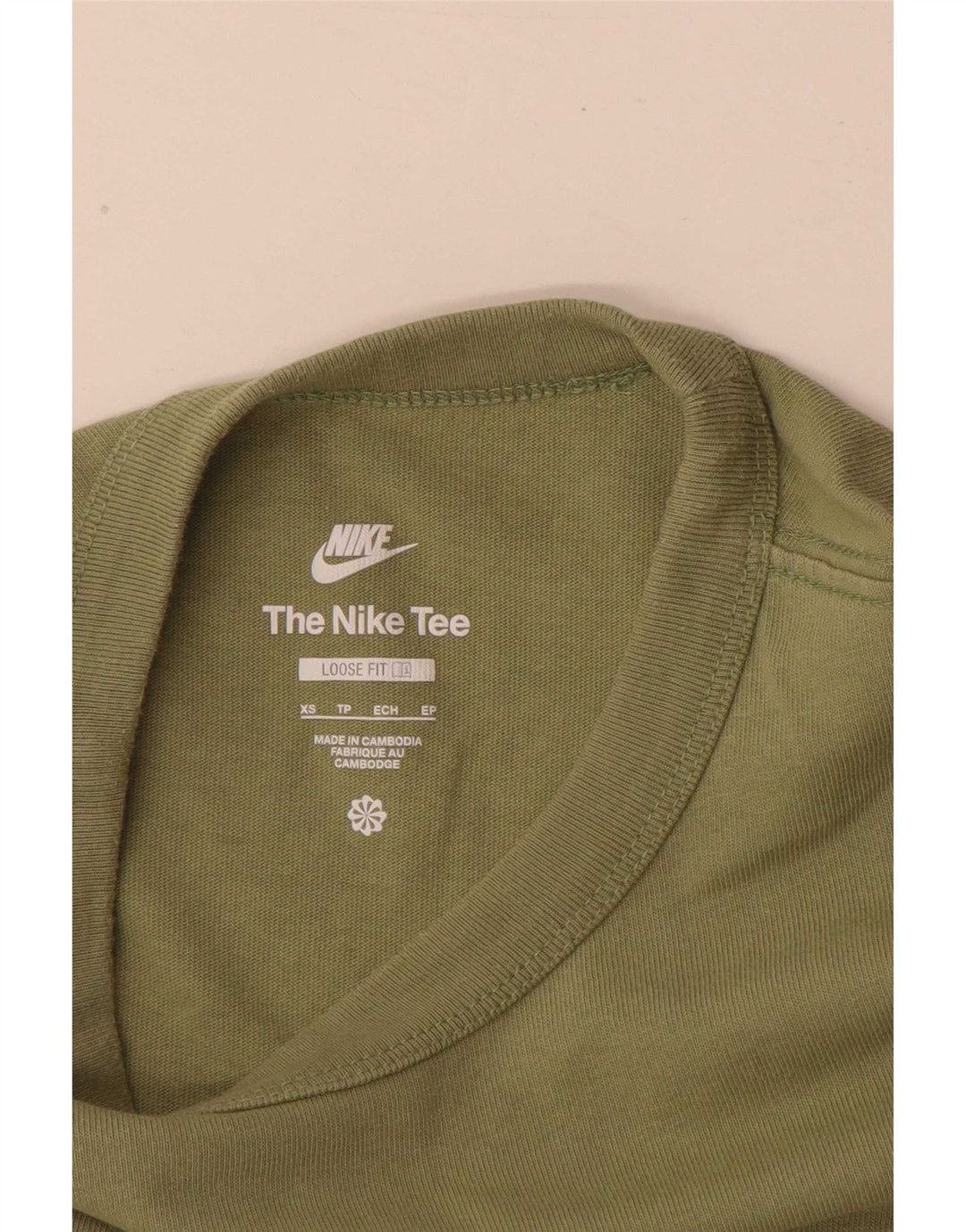 Nike Herre Loose Fit Top Langærmet XS Grøn