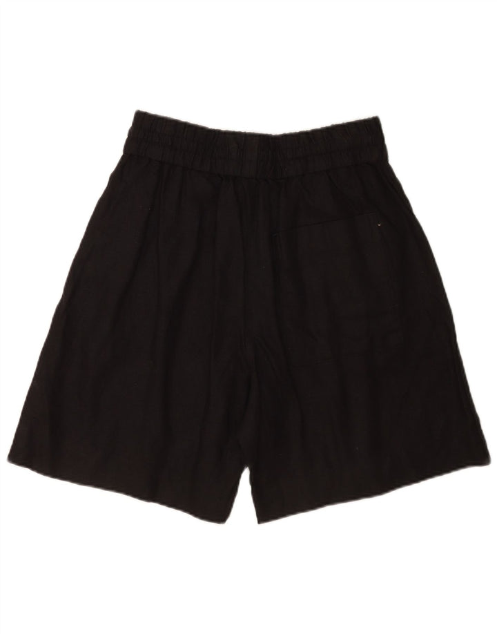 Cos Casual Shorts til kvinder Medium W28 Sort hør