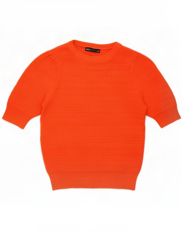Marks & Spencer Dame sweater med rund hals DK 12 Medium Orange