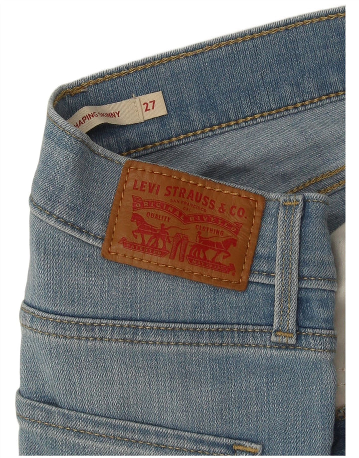 Levi's Dame Shaping Skinny Jeans W27 L29 Blå