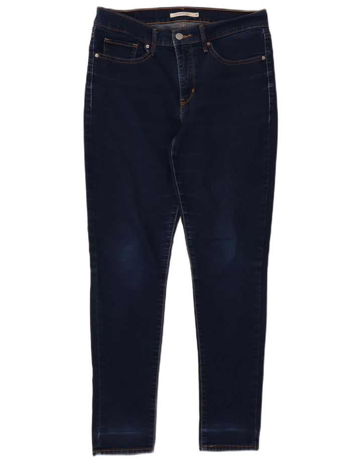 LEVI'S Dame 311 Shaping Skinny Jeans W30 L29 Marineblå Bomuld