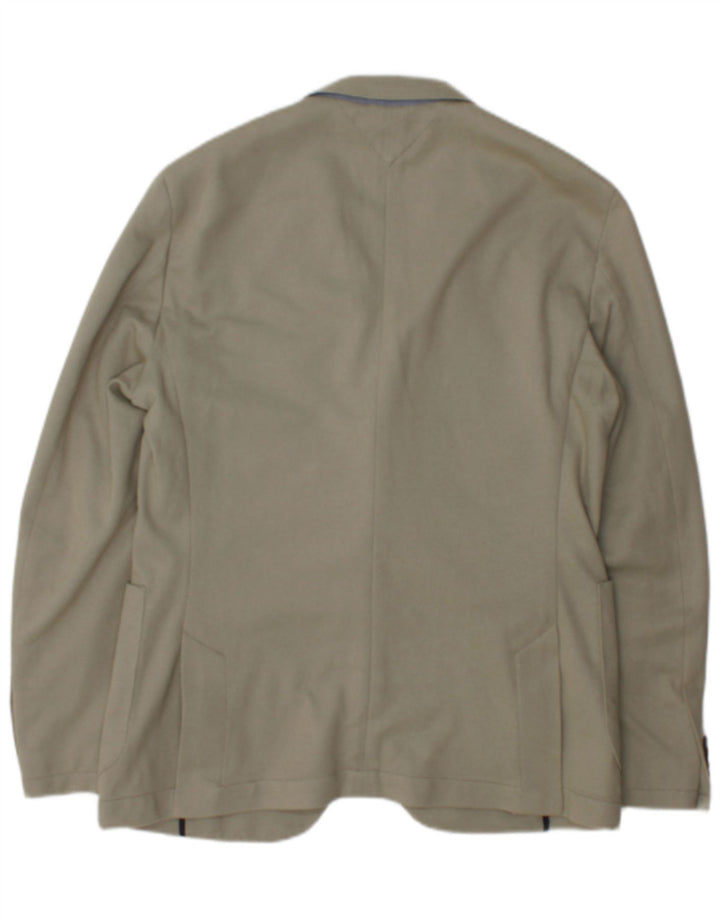 Tommy Hilfiger Herre 2 Button Blazer Jacket IT 48 Medium Beige Bomuld