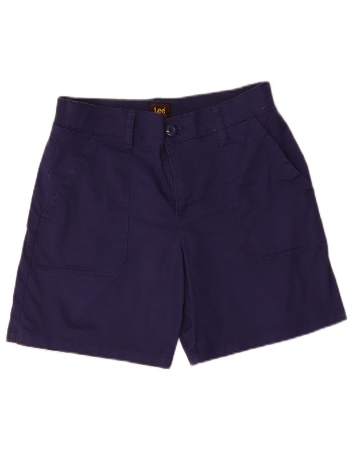 Lee Chino Shorts til kvinder US 6 Medium W30 Marineblå Bomuld