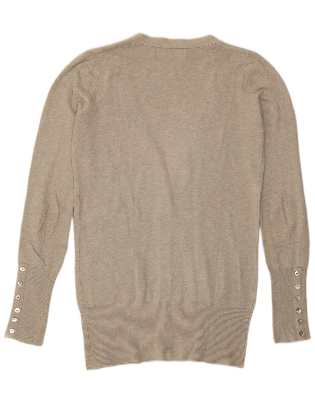 Zara Dame Cardigan Sweater UK 10 Small Grå