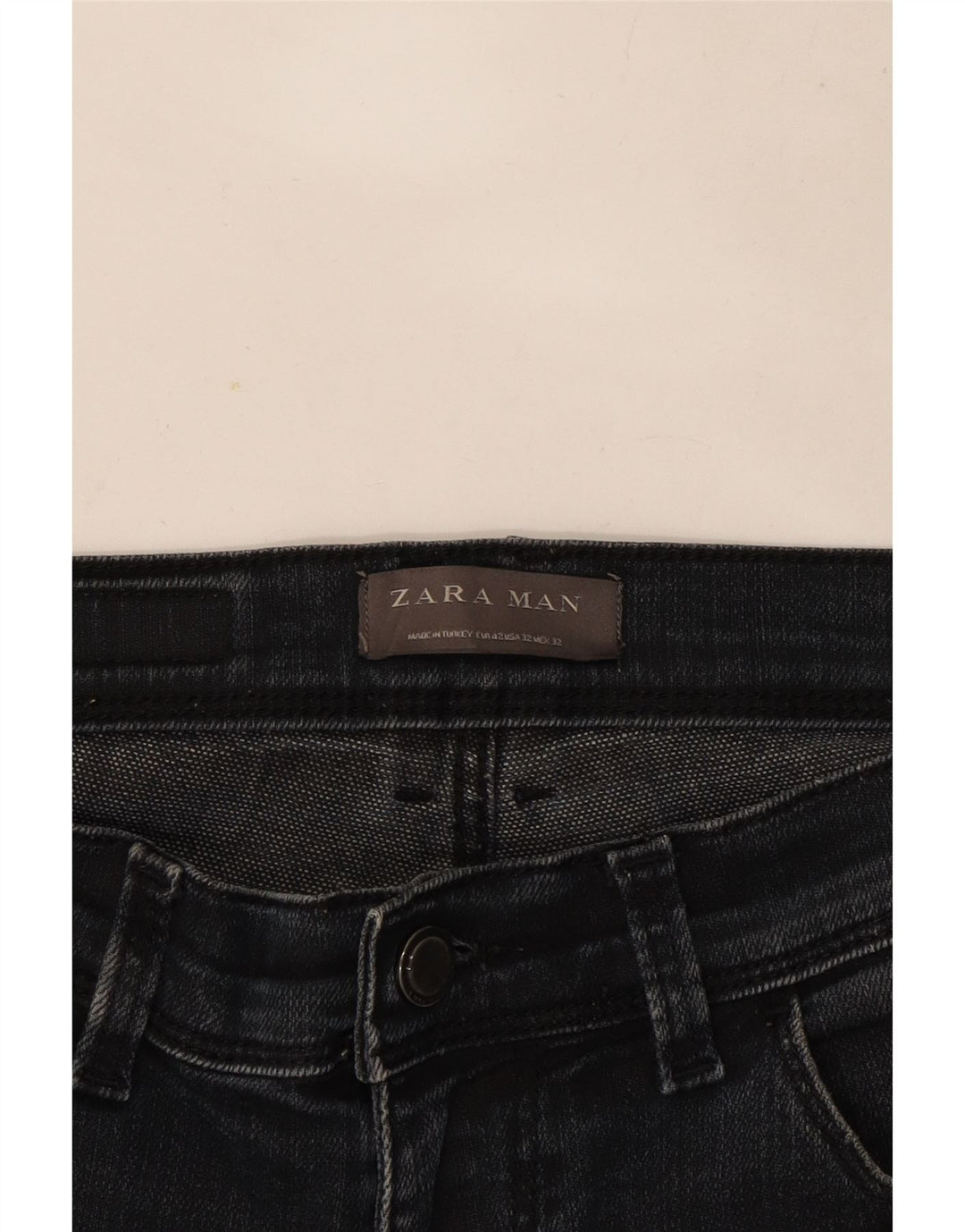 Zara Herre Slim Jeans EU 42 Large W32 L29 Blå