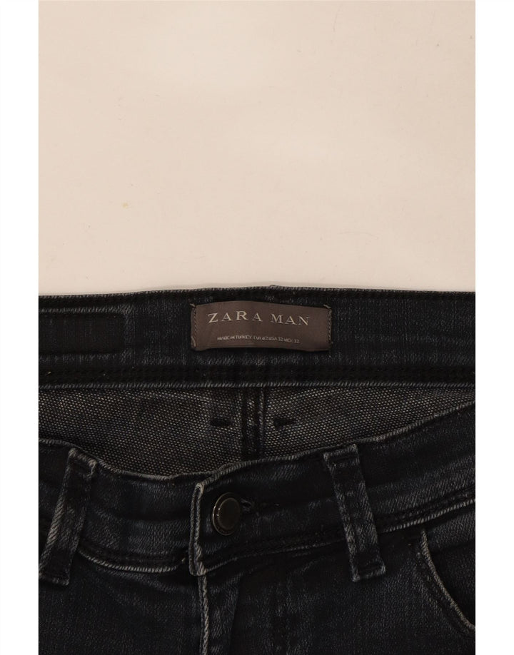 Zara Herre Slim Jeans EU 42 Large W32 L29 Blå