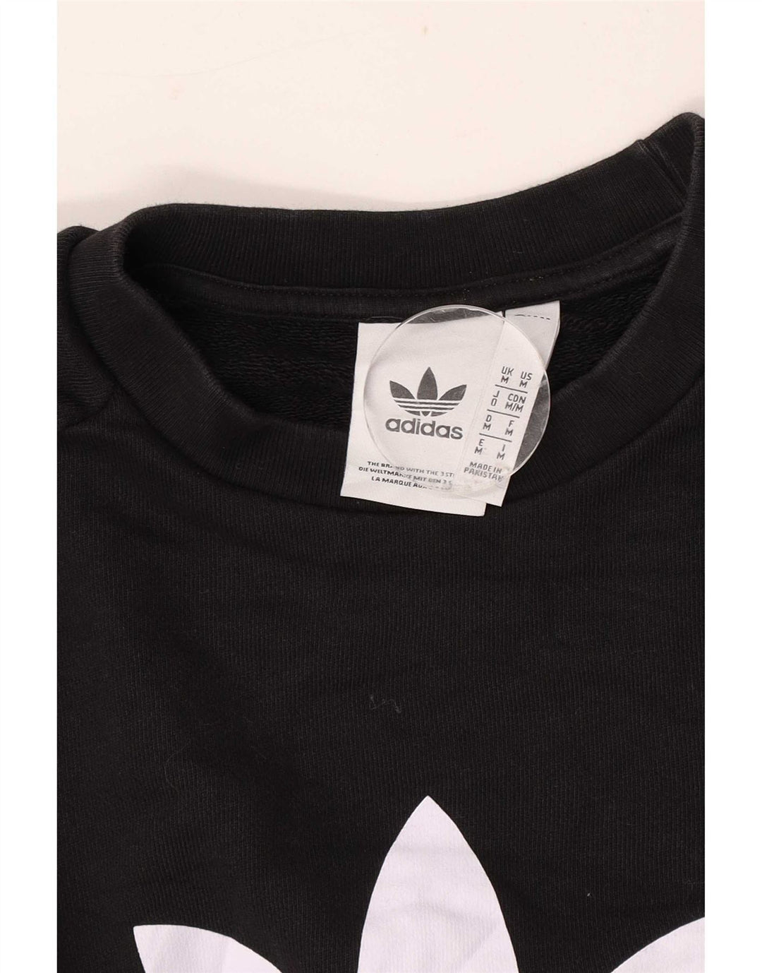 Adidas Herre grafisk sweatshirt Jumper Medium Sort