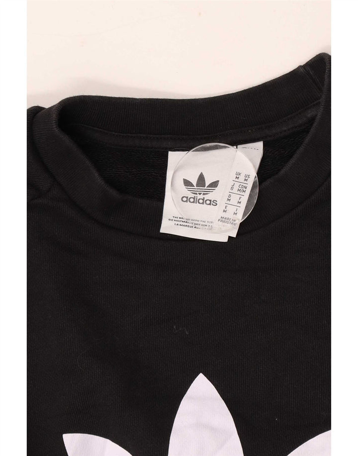 Adidas Herre grafisk sweatshirt Jumper Medium Sort
