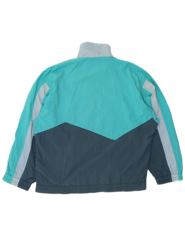DIADORA Herre Loose Fit træningsdragt Topjakke Medium Blue Colourblock Nylon