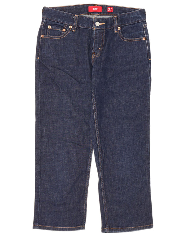 Levi's Dame Capri Cropped Jeans W27 L22 Marineblå Bomuld