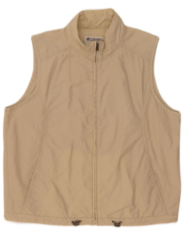 Columbia Womens Gilet UK 16 Large Beige
