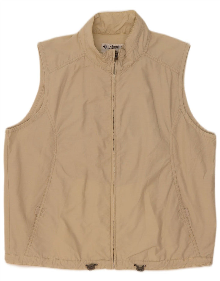 Columbia Womens Gilet UK 16 Large Beige