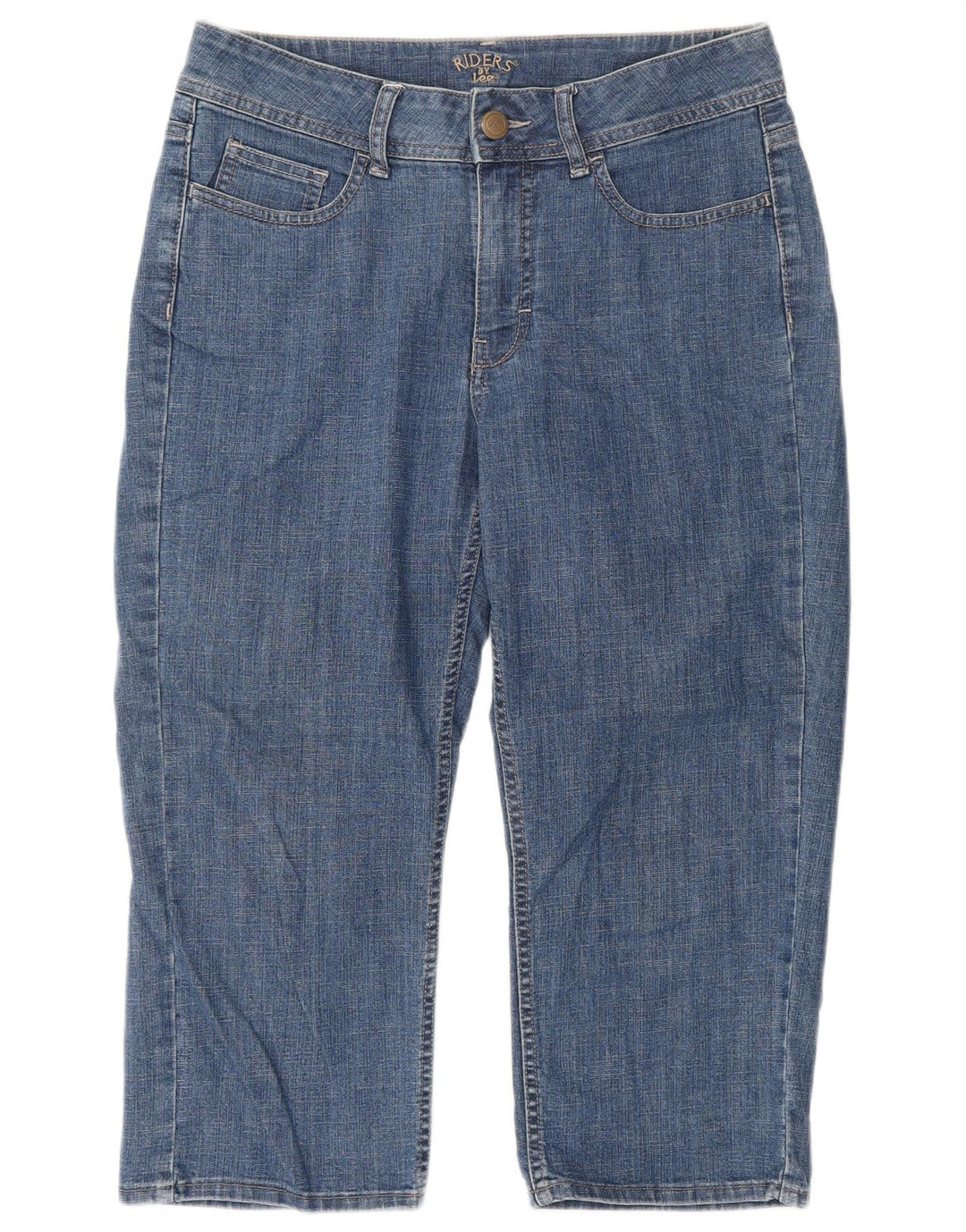 LEE Womens Riders Capri Jeans US 8 Medium W32 L20 Blå Bomuld