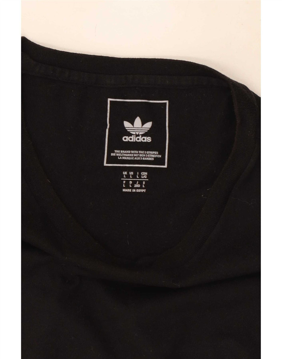 Adidas Herre T-Shirt Top Stor Sort