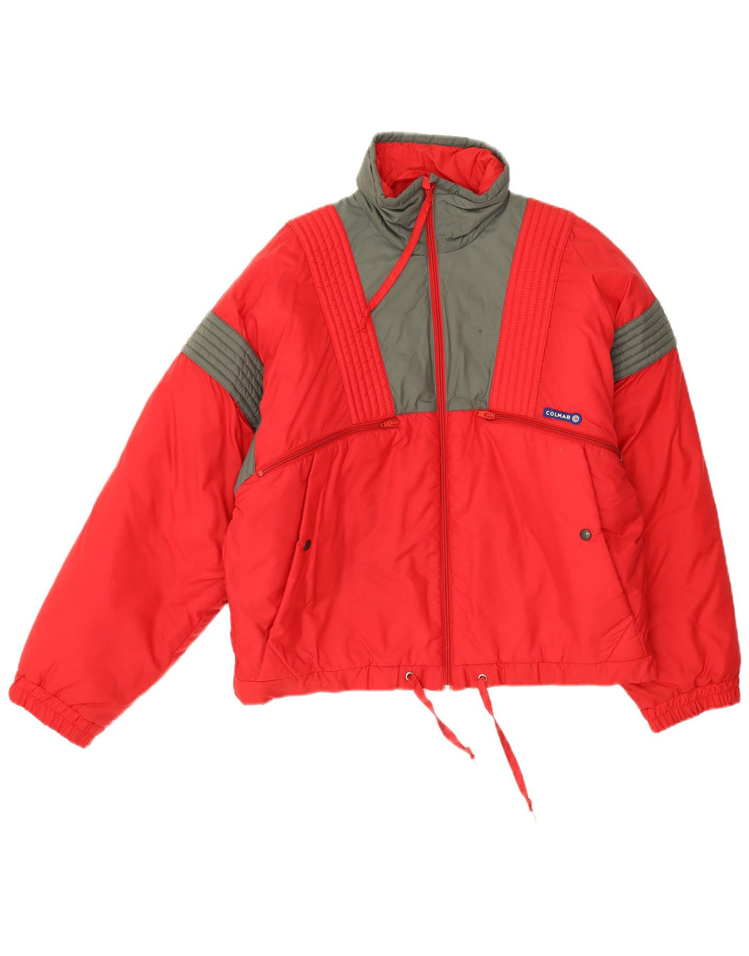 Colmar Dame Skijakke IT 46 Stor Rød Colourblock