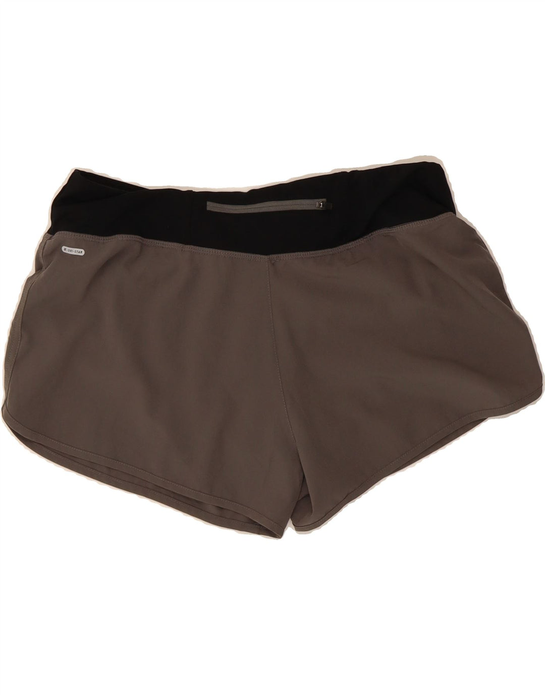 STARTER Womens Sport Shorts UK 14 Large Grey Colourblock Polyester Vintage Starter and Second-Hand Starter from Messina Hembry 