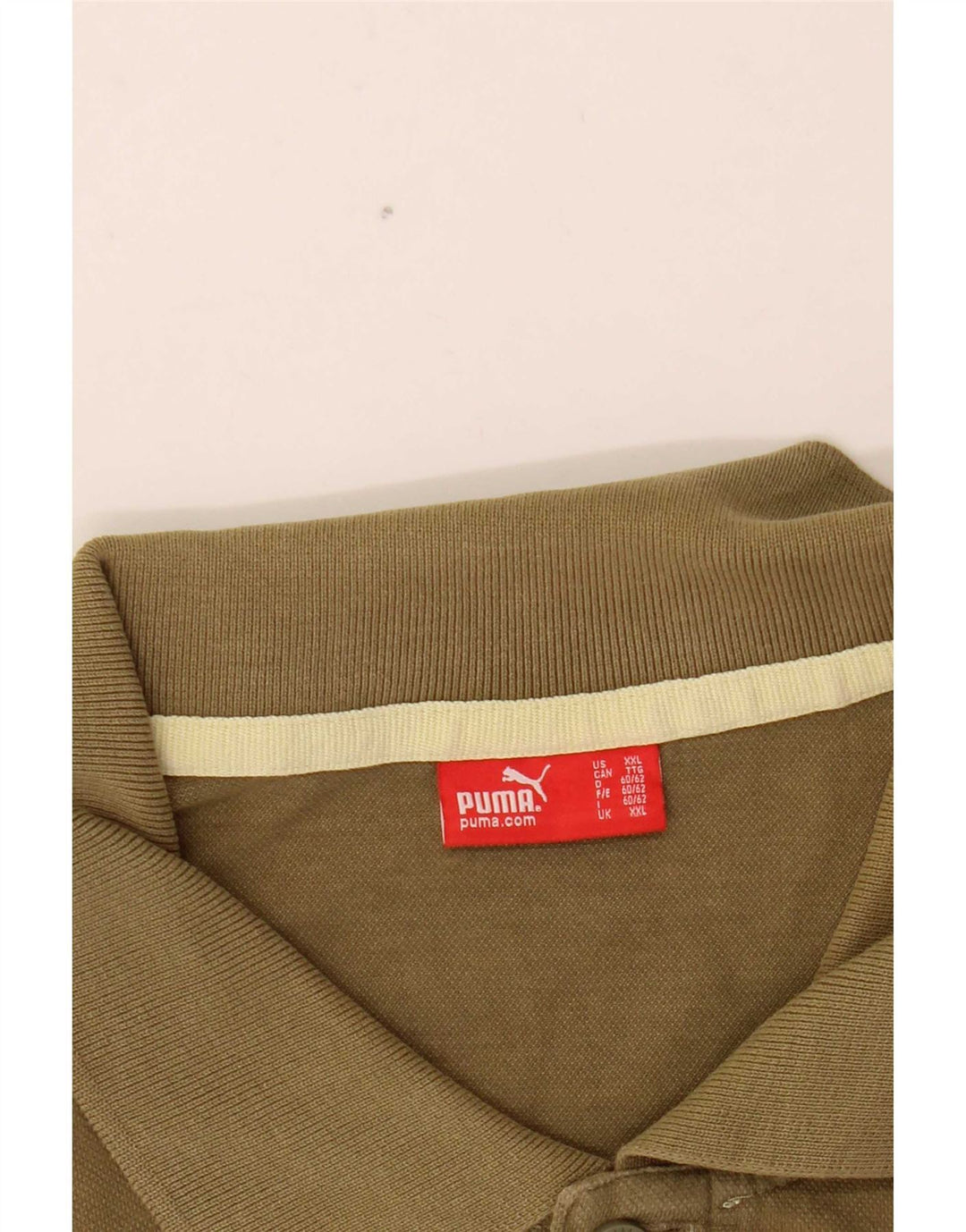 Puma herre poloshirt 2XL Khaki