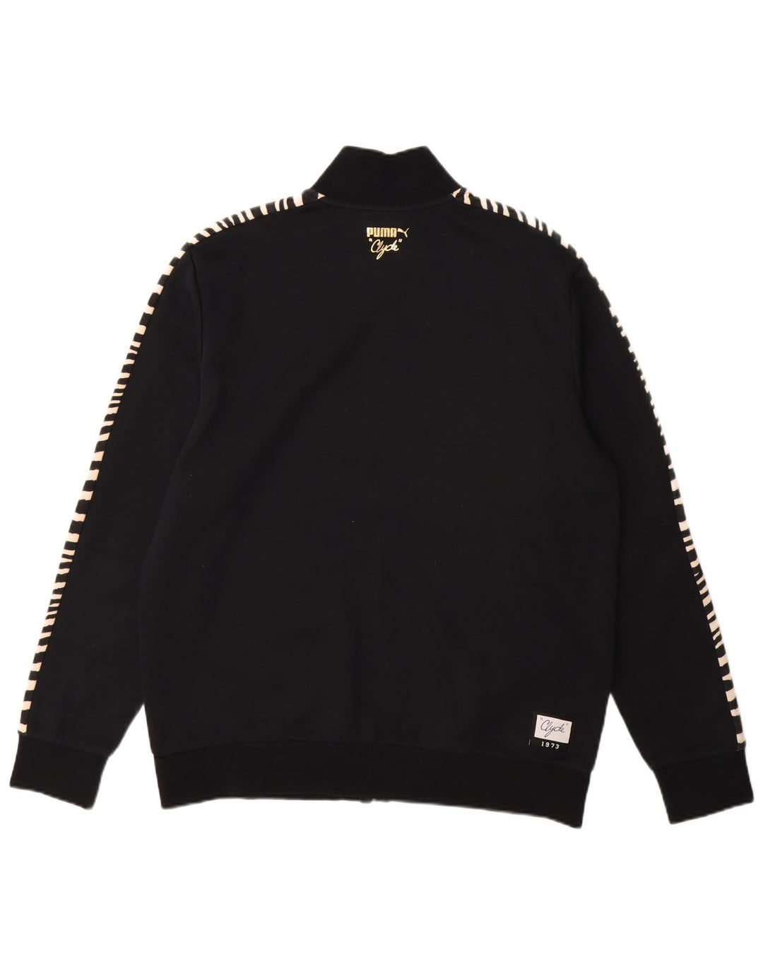 PUMA Herre Clyde træningsdragt Topjakke Stor sort dyreprint polyester